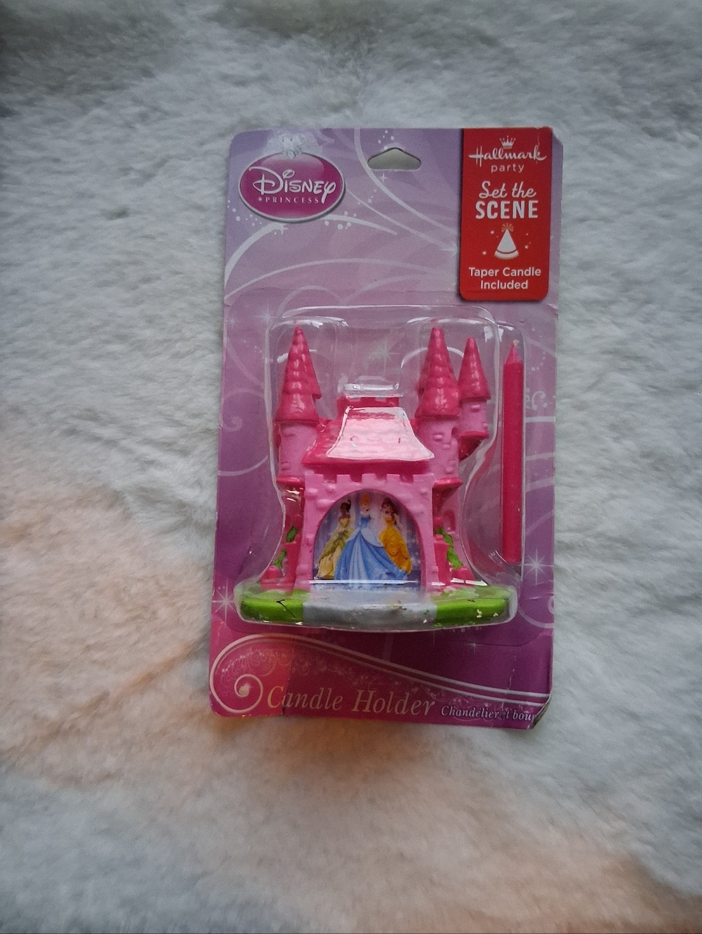 *NIDP* Disney Princess x Hallmark 2-in-1 Castle Cake Topper/Candle Holder